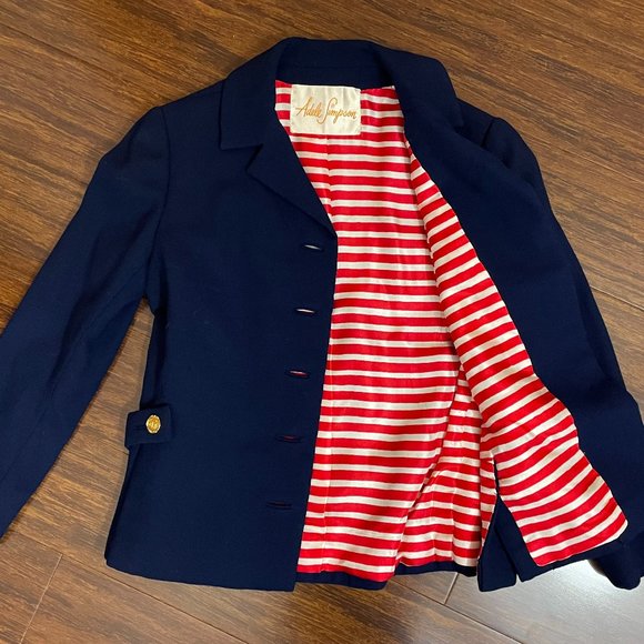 RARE 1950s Adele Simpson Jacket and Dress Set - Picture 13 of 15